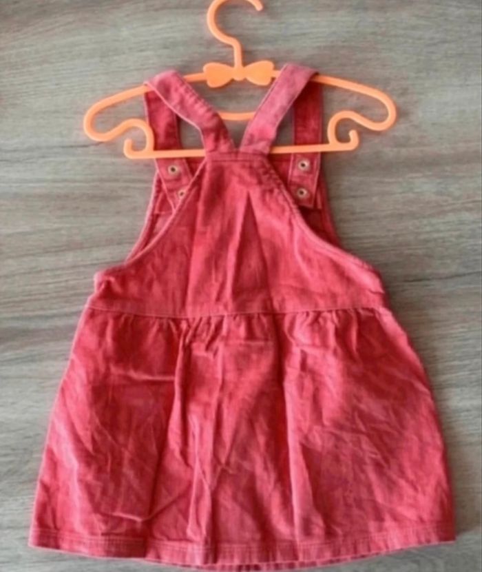 Robe salopette velours Tape à l’œil taille 18M - photo numéro 3