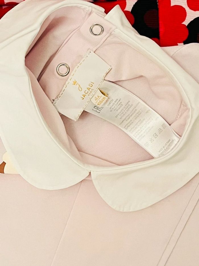 Jupe culotte en coton organique avec taille ajustable et T-shirt à col Claudine Jacadi T-4 ans - photo numéro 9