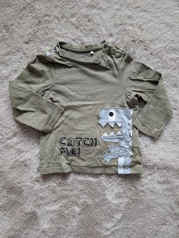 T-shirt manches longues Orchestra 18 mois dinosaure "Catch me!"