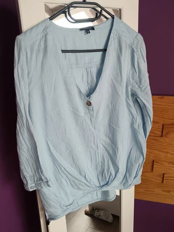 Chemisier léger bleu clair bonobo taille M