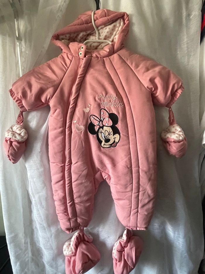 Combinaison pilote bébé fille minnie neuve