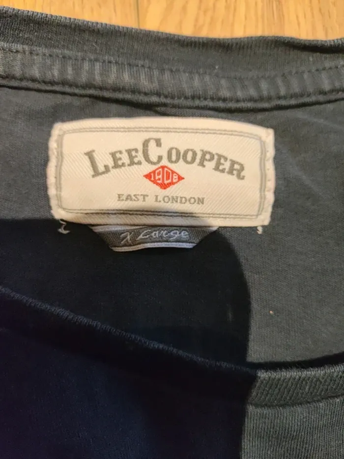 Tee shirt lee Cooper taille L dans étiquette de taille - photo numéro 5