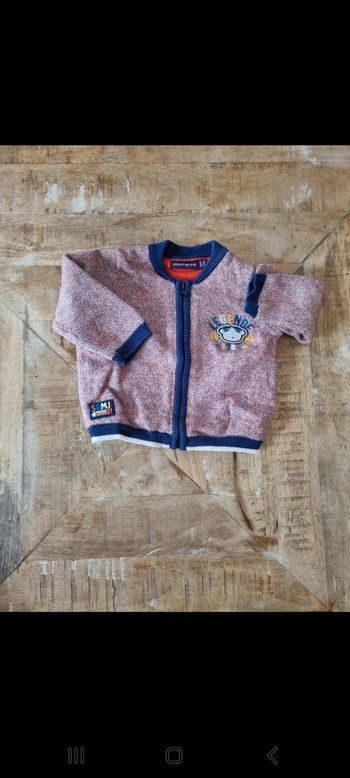 Gilet zippé Sergent major 3 mois