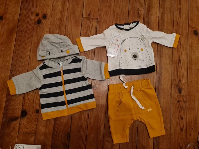 Ensemble 3 pièces orchestra taille naissance