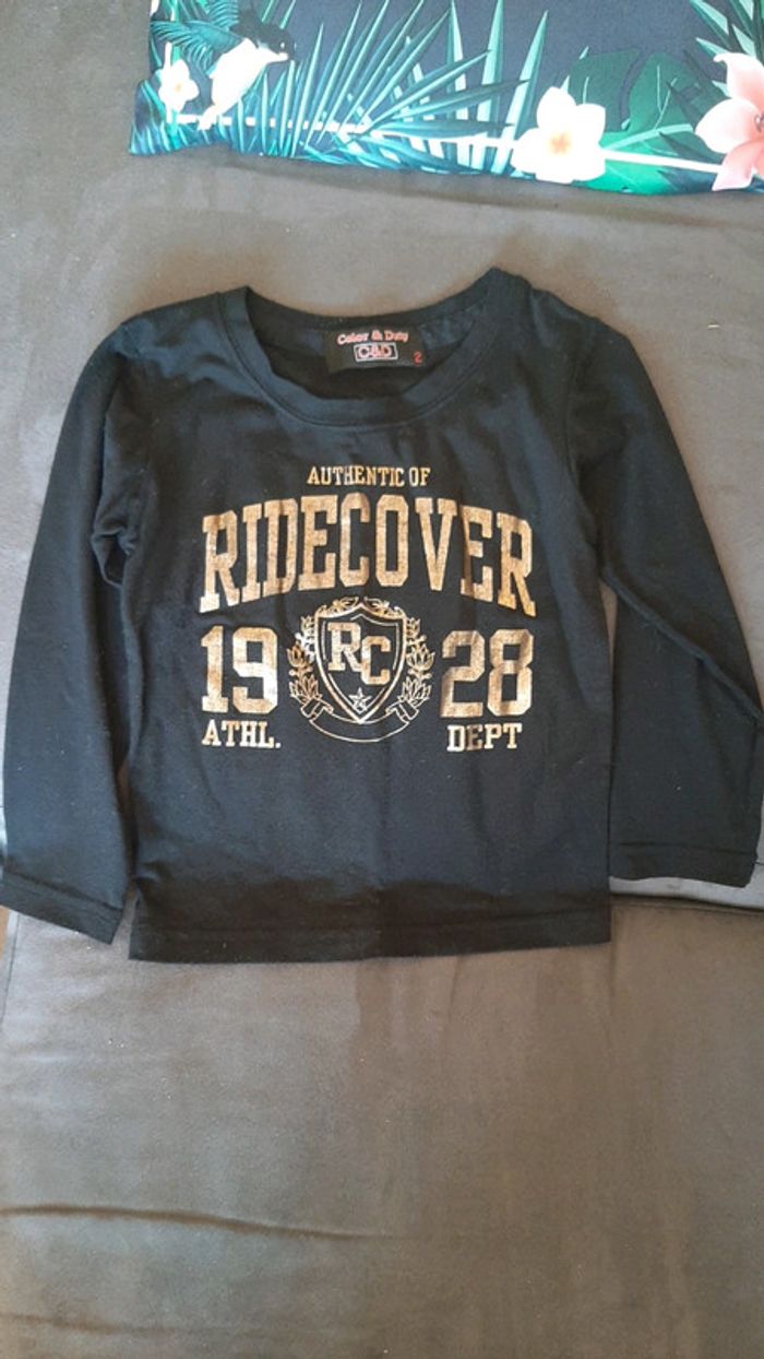 T-shirt manches longues garçon 2 ans
