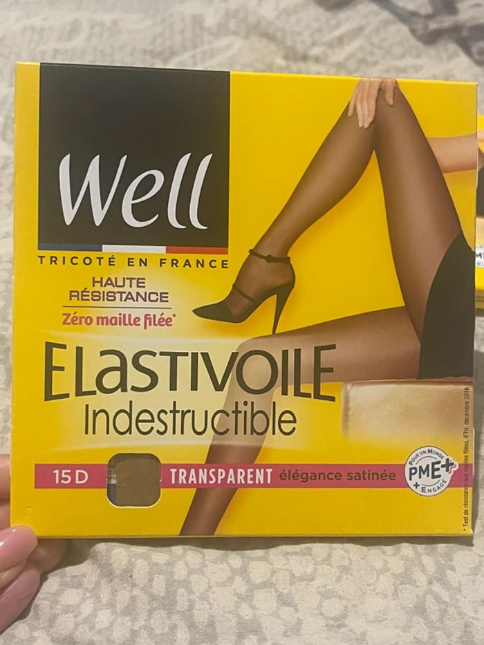 Lot de 2 collants Well transparent indestructible - photo numéro 2