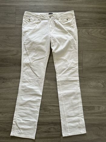 Jean denim droit blanc Dolce & Gabbana T44 XXL