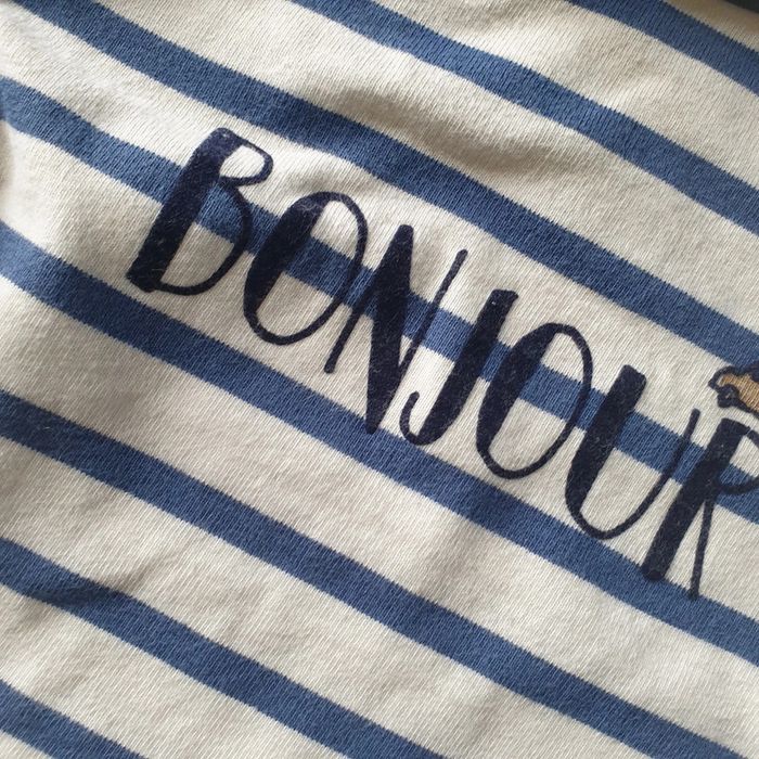 💚 Ensemble tee-shirt ML bas de jogging 12 mois Cyrillus/Tex #emyfleury_12moisgarçon - photo numéro 3