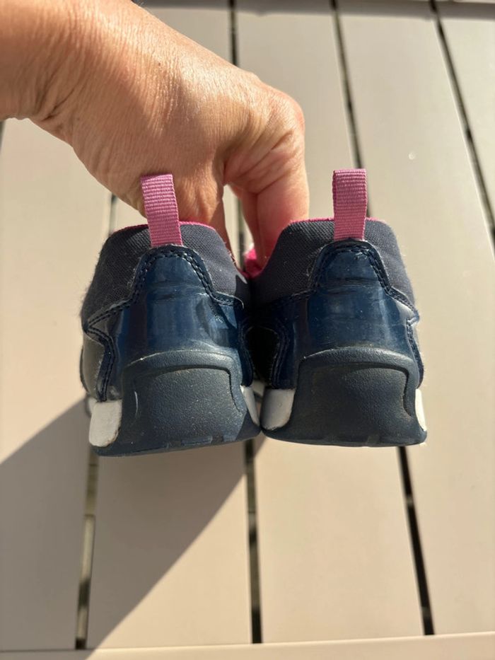Baskets geox 32 bleu et rose - photo numéro 6