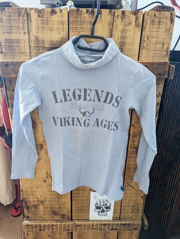 Sous pulls gris enfant U 10ans