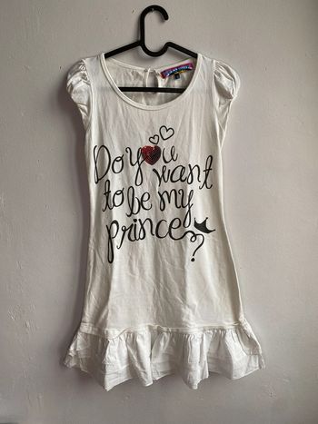 Robe blanche Millenium 14 ans