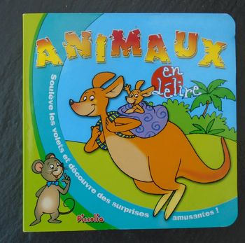 Joli livre sur les animaux avec volets à soulever
