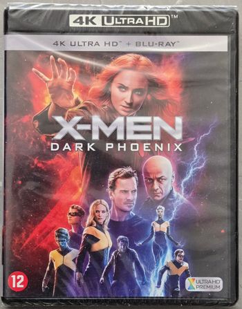 X-Men Dark Phoenix Blu-Ray 4k Ultra Hd (avec Bonus) neuf sous Blister
