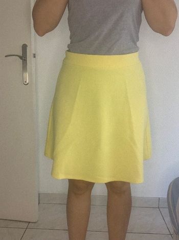 jupe patineuse jaune