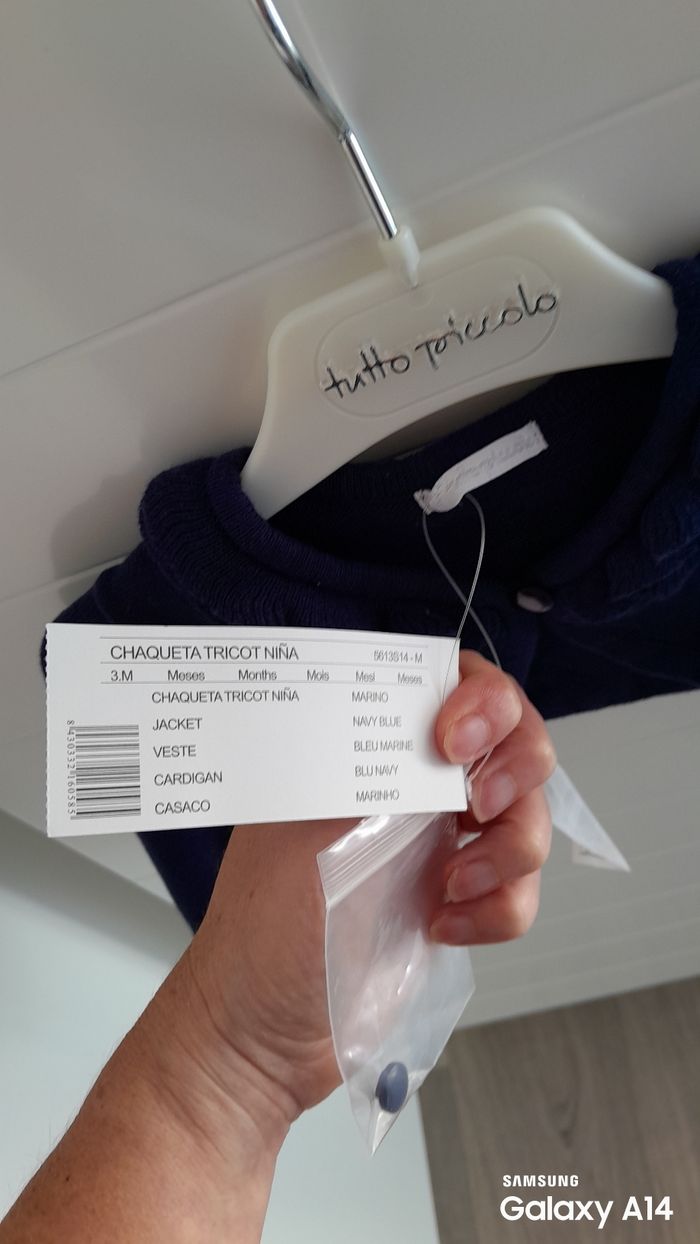 Boléro fille neuf tutto piccolo 3 mois - photo numéro 4