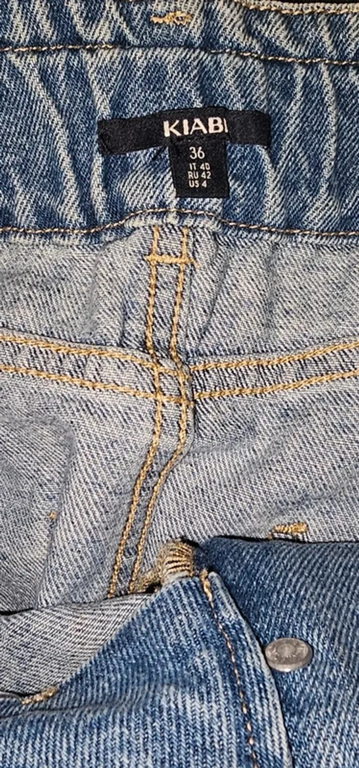 Jupe jeans Kiabi T:36 - photo numéro 8
