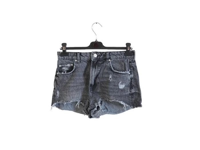 C58 short jeans gris Zara 38