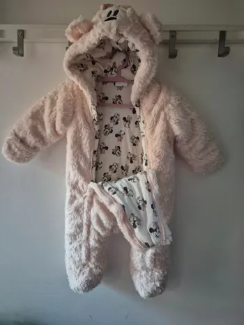 Combi-pilote en sherpa Minnie Disney 6 mois fille