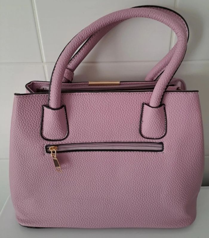 Sac à main avec bandoulière rose neuf - photo numéro 2