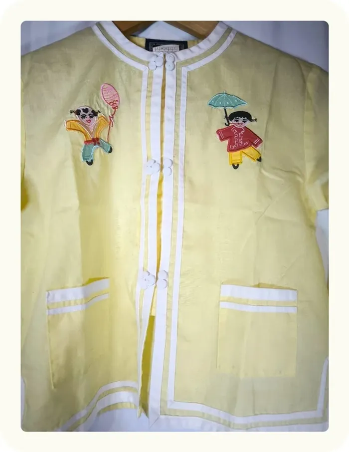 Haut chemise traditionnelle chinoise Taille 6 ans - photo numéro 2