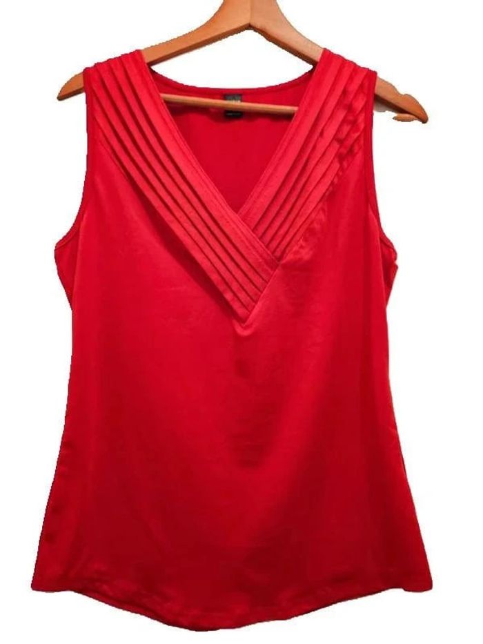 Top sans manche Rouge Shein- 36/S - photo numéro 2