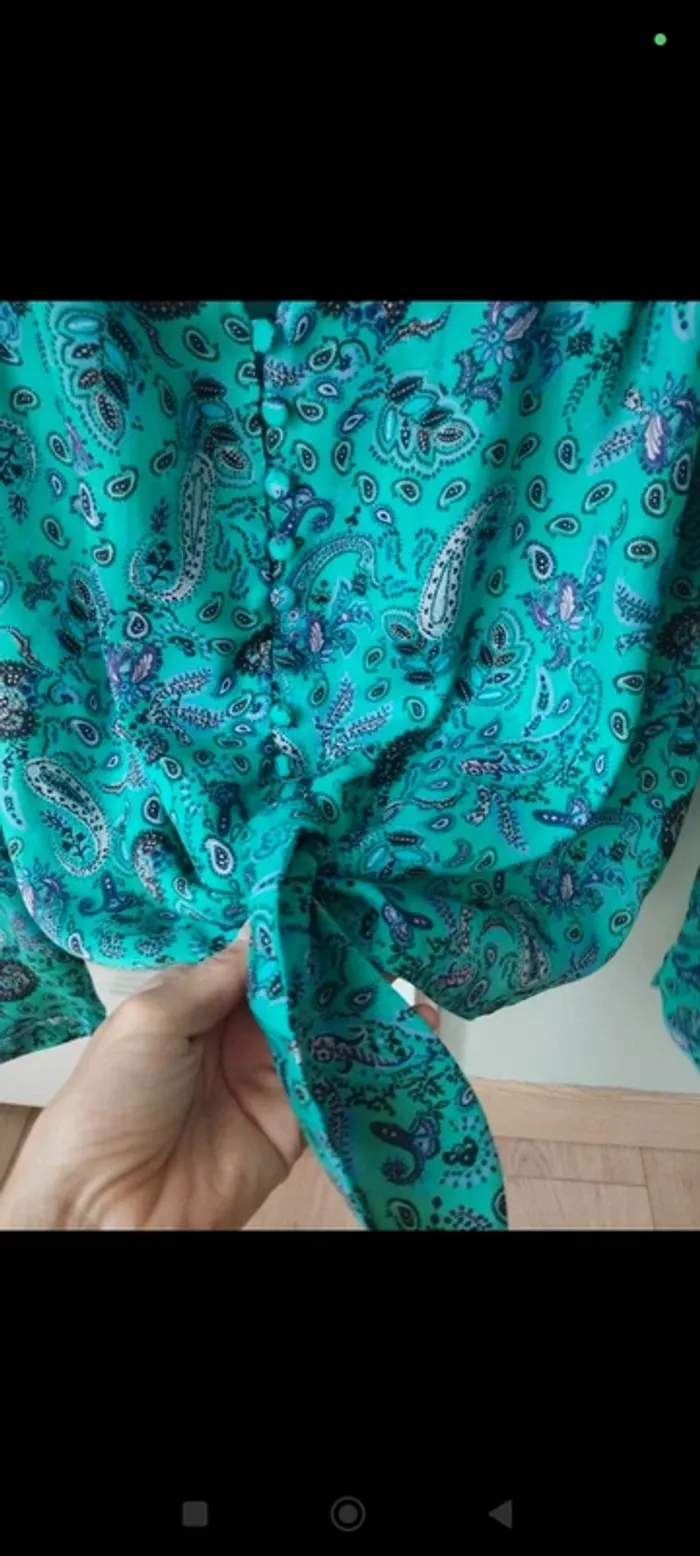 Blouse soyeuse colorée Promod 36 - photo numéro 3