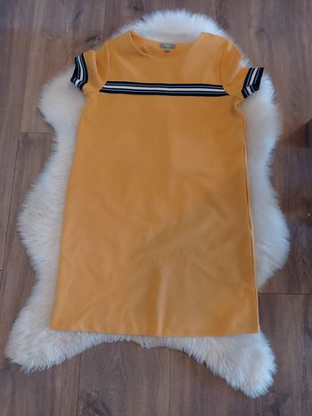 JBC robe jaune moutarde chic 140 cm soit 10 ans