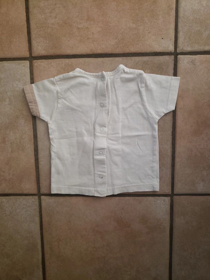 T-shirt blanc 3 mois - photo numéro 4