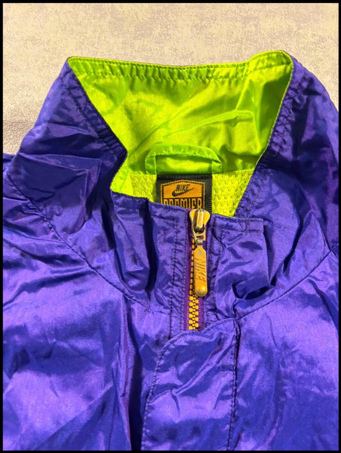 Nike Vintage 90’s Veste Taille L Violette bleu - photo numéro 6