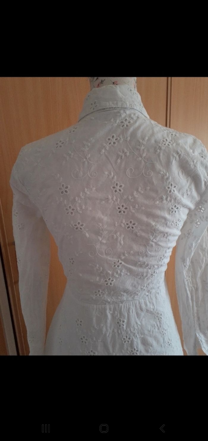 Belle Tunisie zara t xs peut s nid d'abeille blanche - photo numéro 5