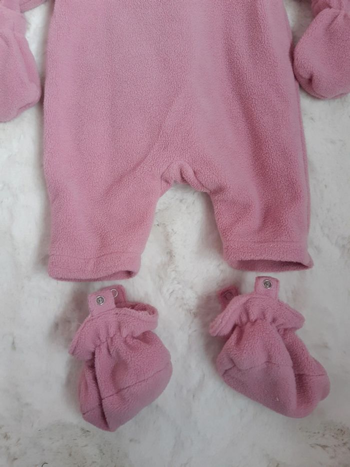 Combi pilote / Combinaison / Manteau Hiver Rose fille 3 mois - photo numéro 10