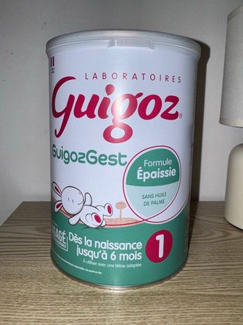 Guigoz Digest neuf – Lait épaissi pour nourrisson, DLC 2027