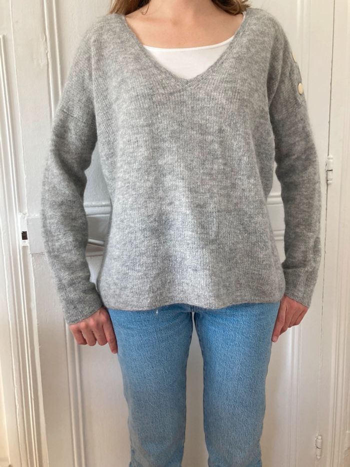 Pull Sézane gris