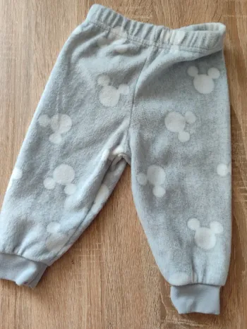 Pantalon pyjama velours - 6/9 Mois - Mixte