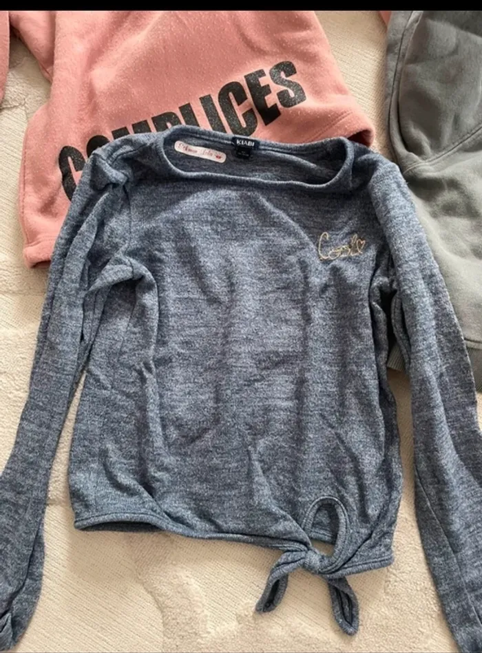 Lot de 9 haut pull sous pulls en bon état. 8 ans - photo numéro 2