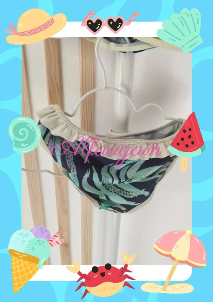 Maillot de bain 2pcs catimini jungle dream 8ans - photo numéro 2