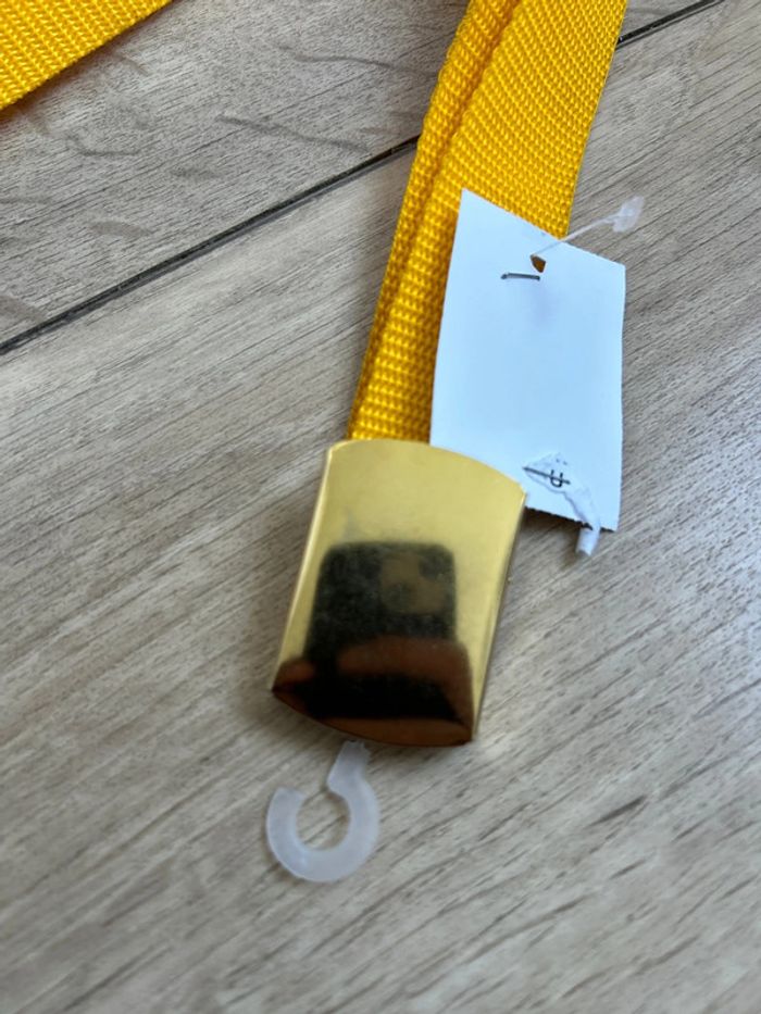 Ceinture textile, dorée enfants - photo numéro 2