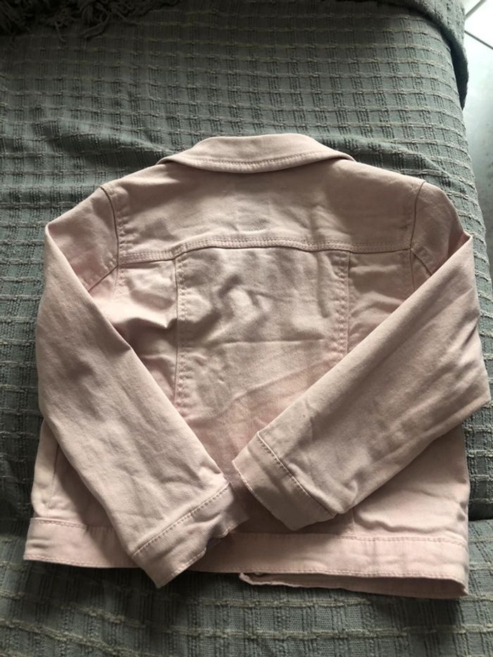 Veste en jean Twill fille 3-4 ans - photo numéro 3