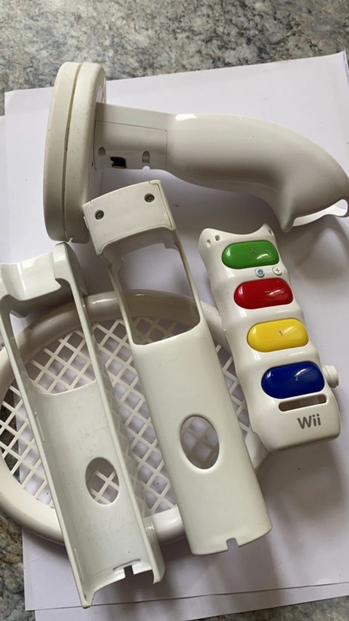 Lot accessoires wii