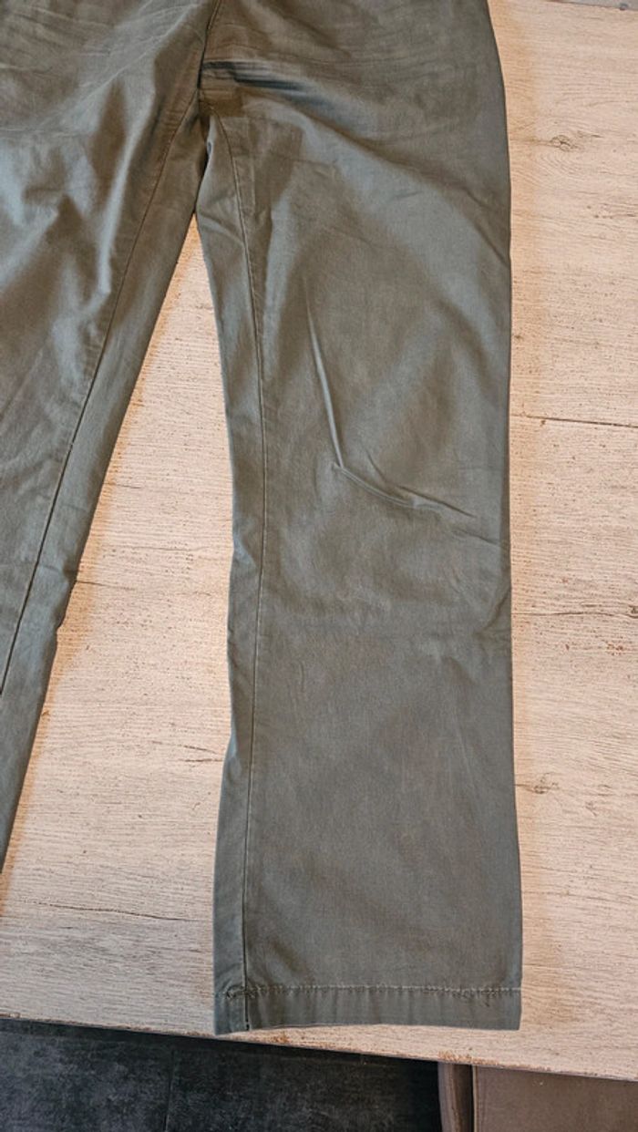 Pantalon homme kaki tirant sur le gris, Tex Man, taille 44 - photo numéro 3