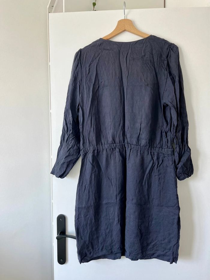 Robe Ekyog 42 bleue foncé cupro - photo numéro 4