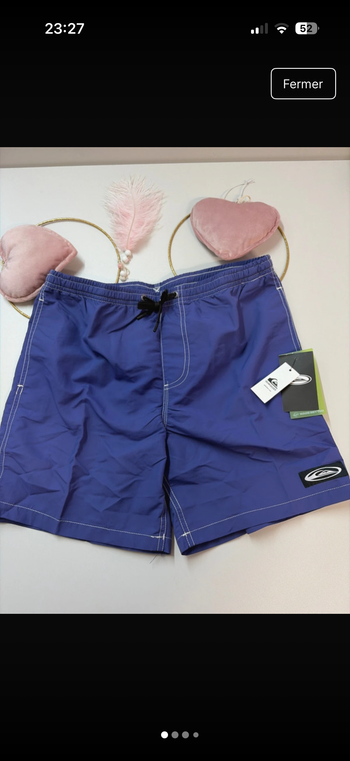 Maillot de bain garçon - neuf - Quiksilver - Taille 16 ans 