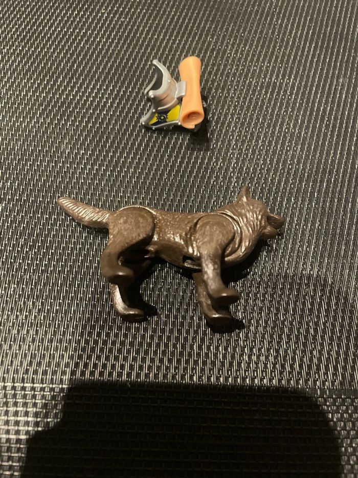 Playmobil figurine loups marron avec selle et couverture novelmore 70225 animaux sauvages - photo numéro 7