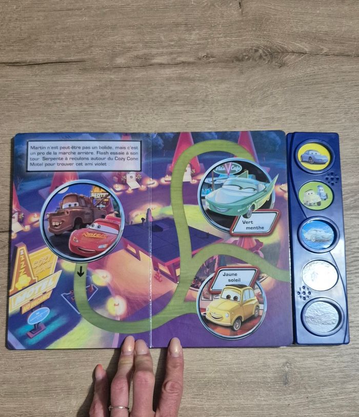 Livre labyrinthe sonore : Cars - photo numéro 7