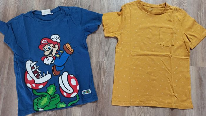Lot hauts t-shirt garçon 10 ans Mario creeks - photo numéro 2