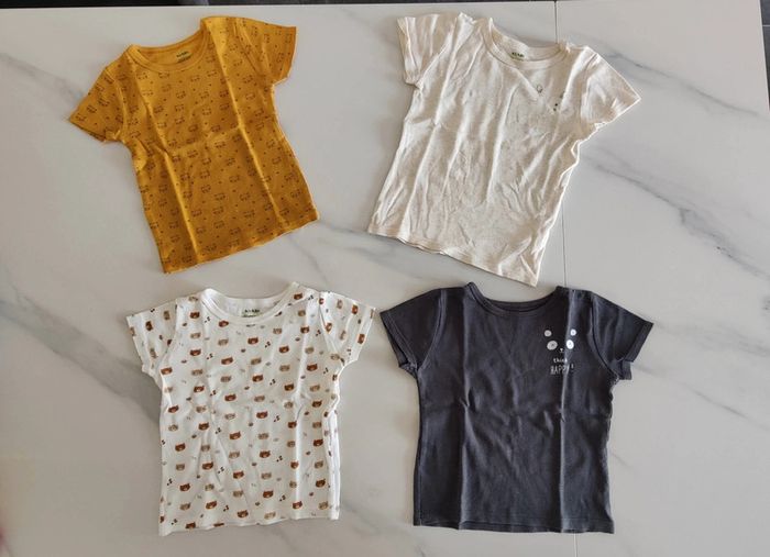 Lot t-shirt manches courtes