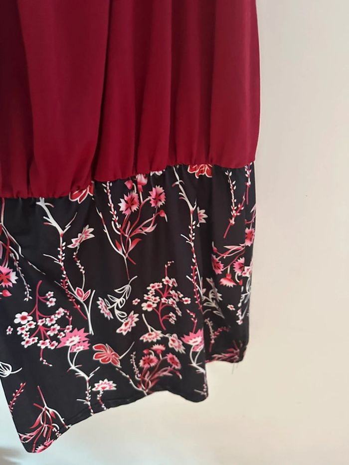 Robe courte femme à fleurs, taille S - photo numéro 2