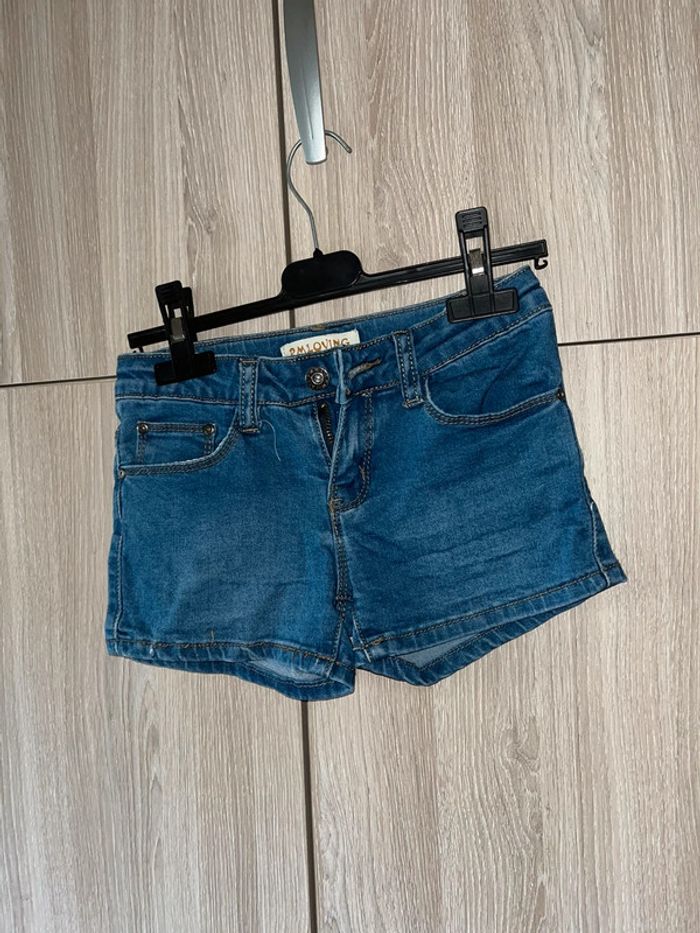 Short en jean fille
