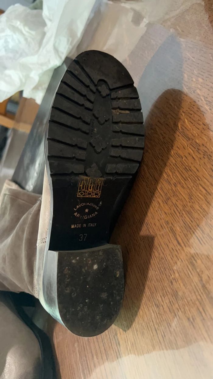 Bootes cuir marron - photo numéro 4