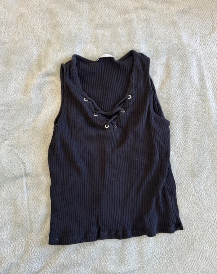 Top ZARA lacé